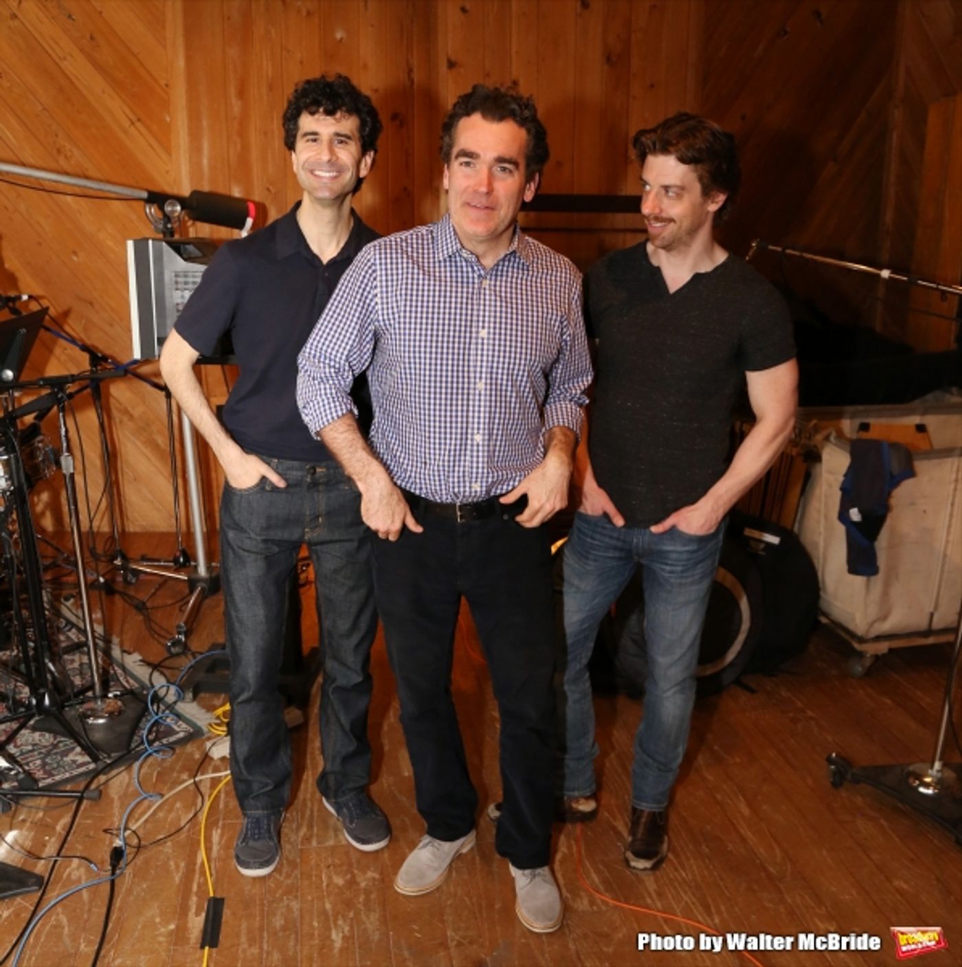 Photo Coverage: In the Recording Studio with Broadway's SOMETHING ROTTEN! Photo Coverage: In the Recording Studio with Broadway's SOMETHING ROTTEN! Image