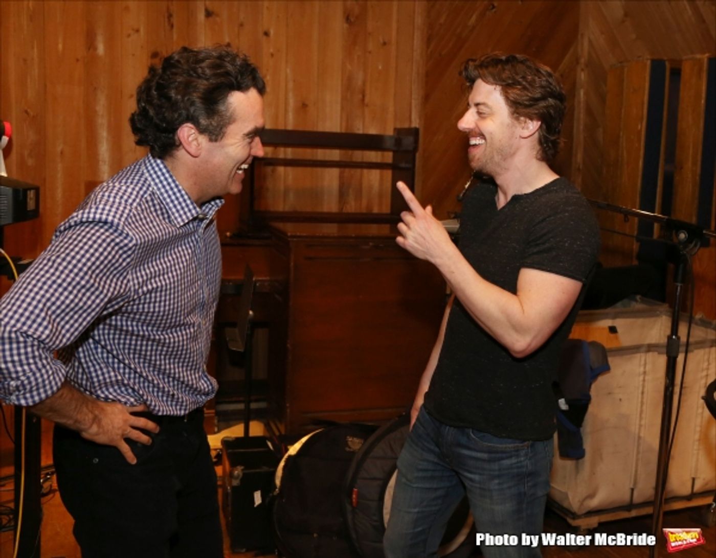 Photo Coverage: In the Recording Studio with Broadway's SOMETHING ROTTEN! Photo Coverage: In the Recording Studio with Broadway's SOMETHING ROTTEN! Image