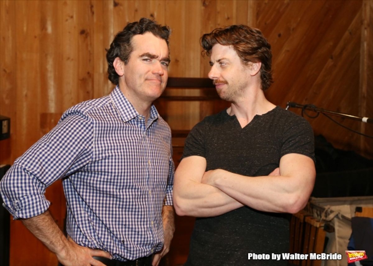 Brian d''Arcy James and Christian Borle at 