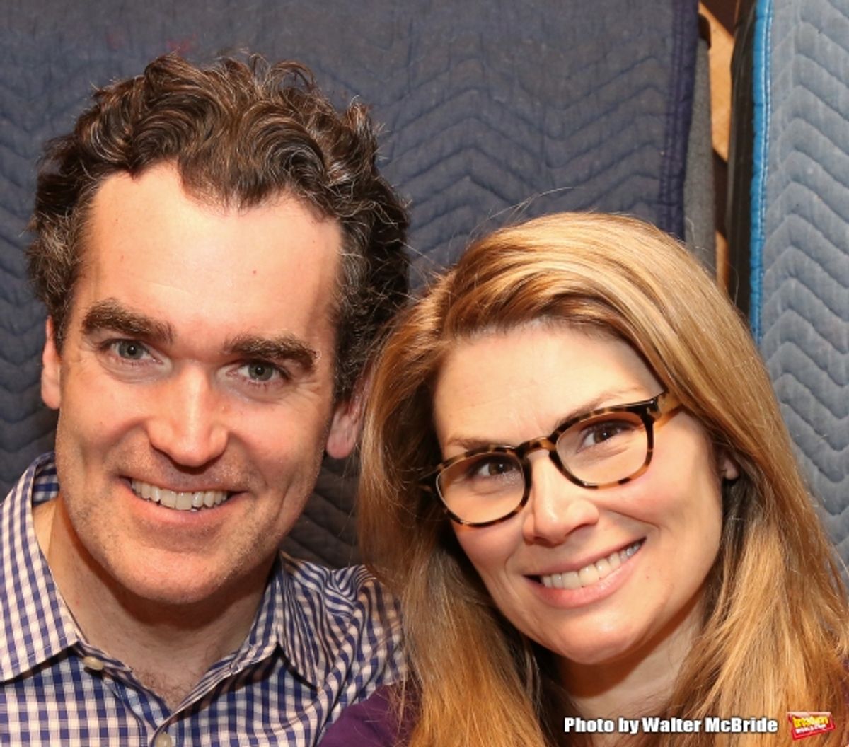 Brian d''Arcy James and Heidi Blickenstaff  at 