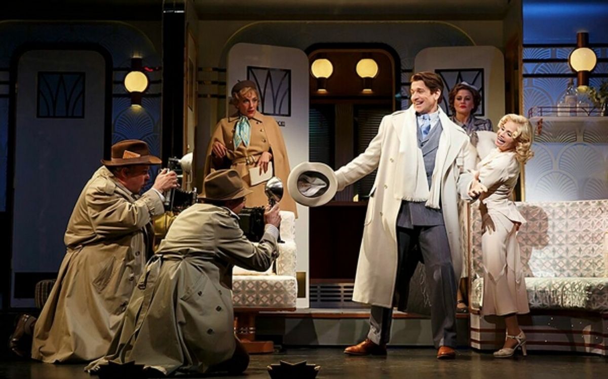 Andy Karl, Kristin Chenoweth at 