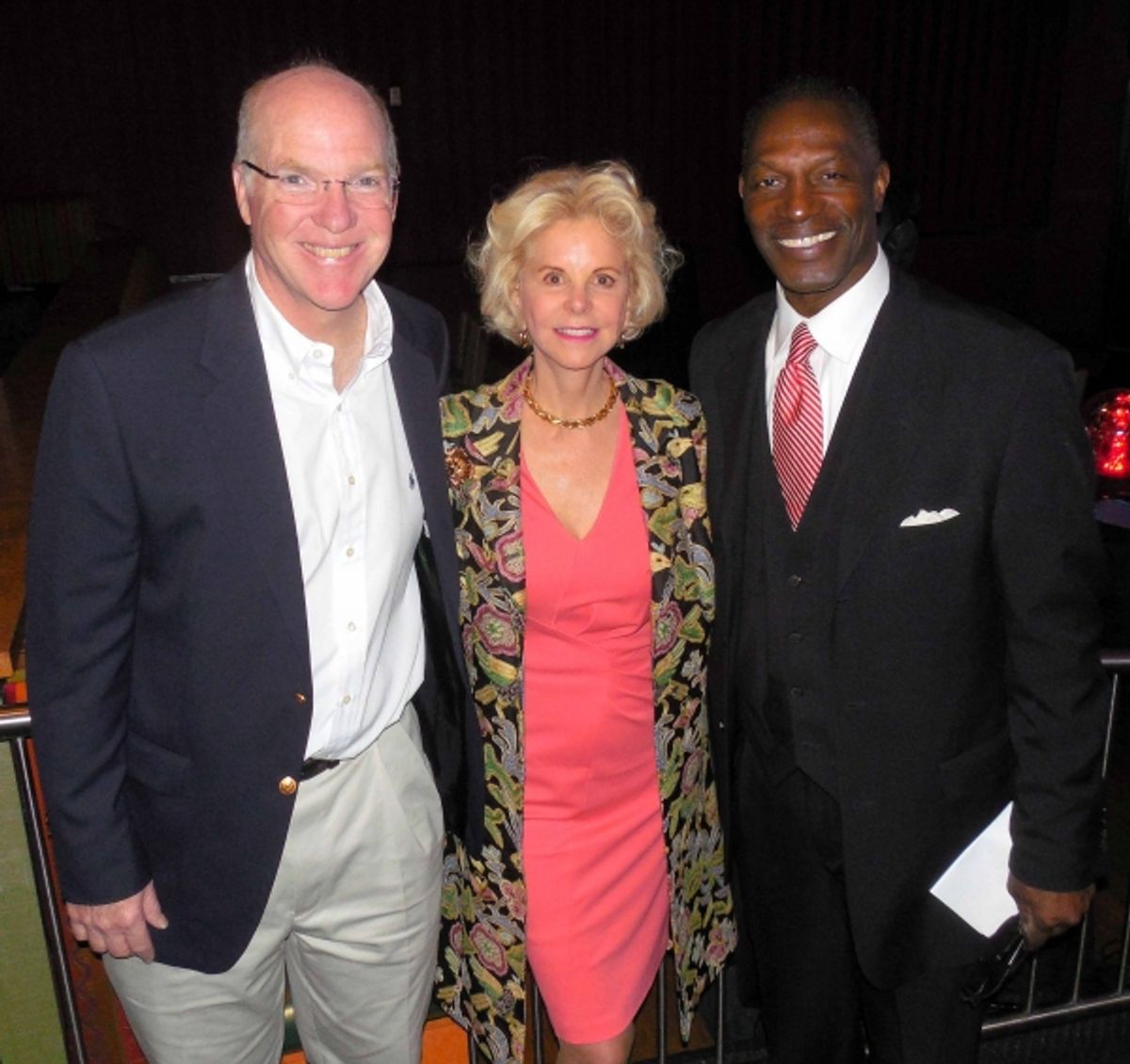 Dr. William L. Barrett, Melody S. Richardson and Courtis Fuller at 