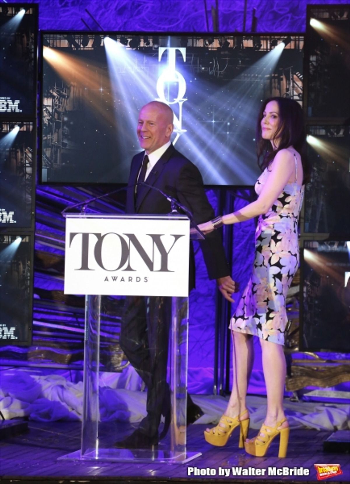 Bruce Willis and Mary-Louise Parker  at 