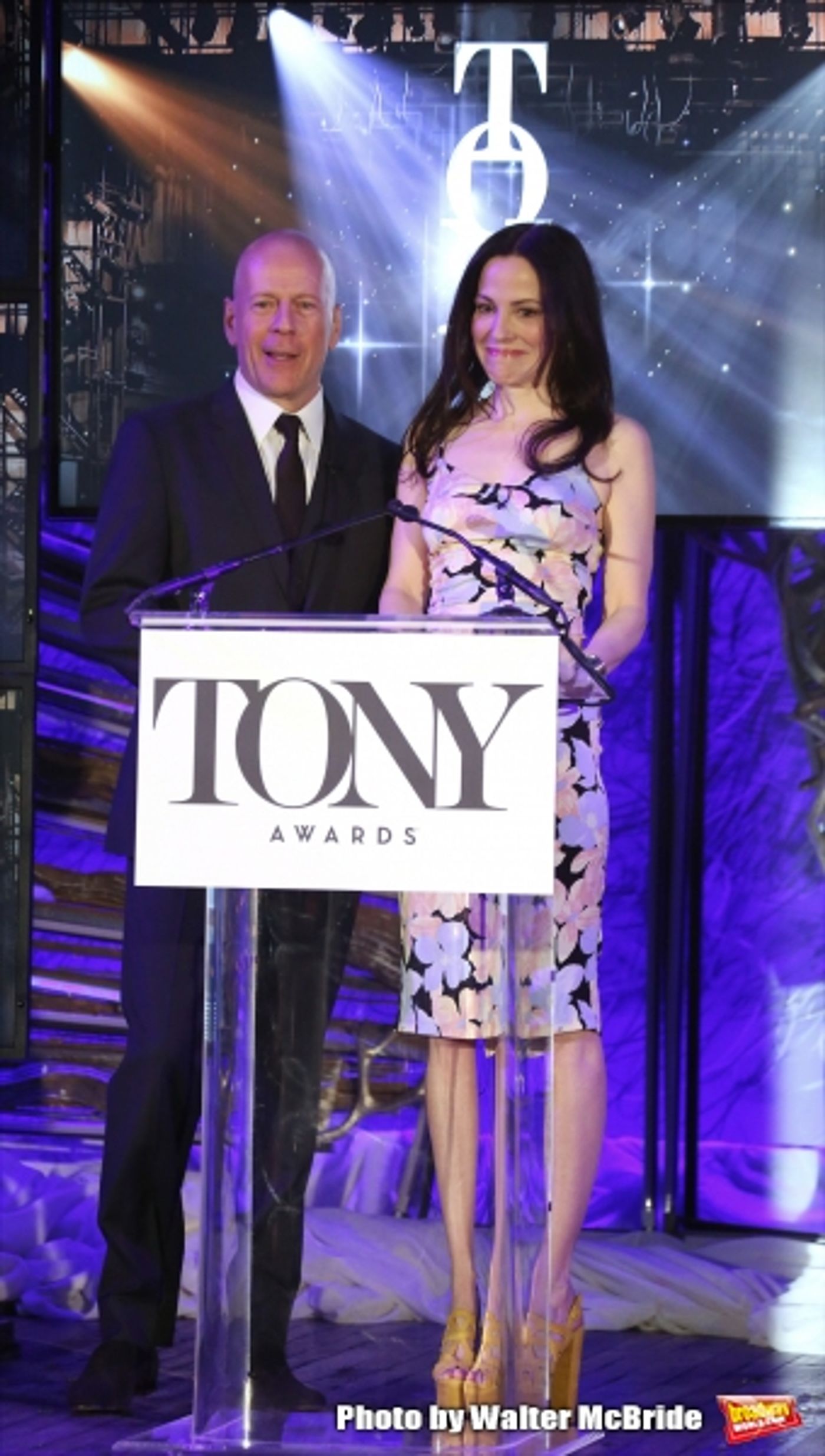 Photo Coverage: Bruce Willis & Mary-Louise Parker Announce 2015 Tony Nominations!  Image