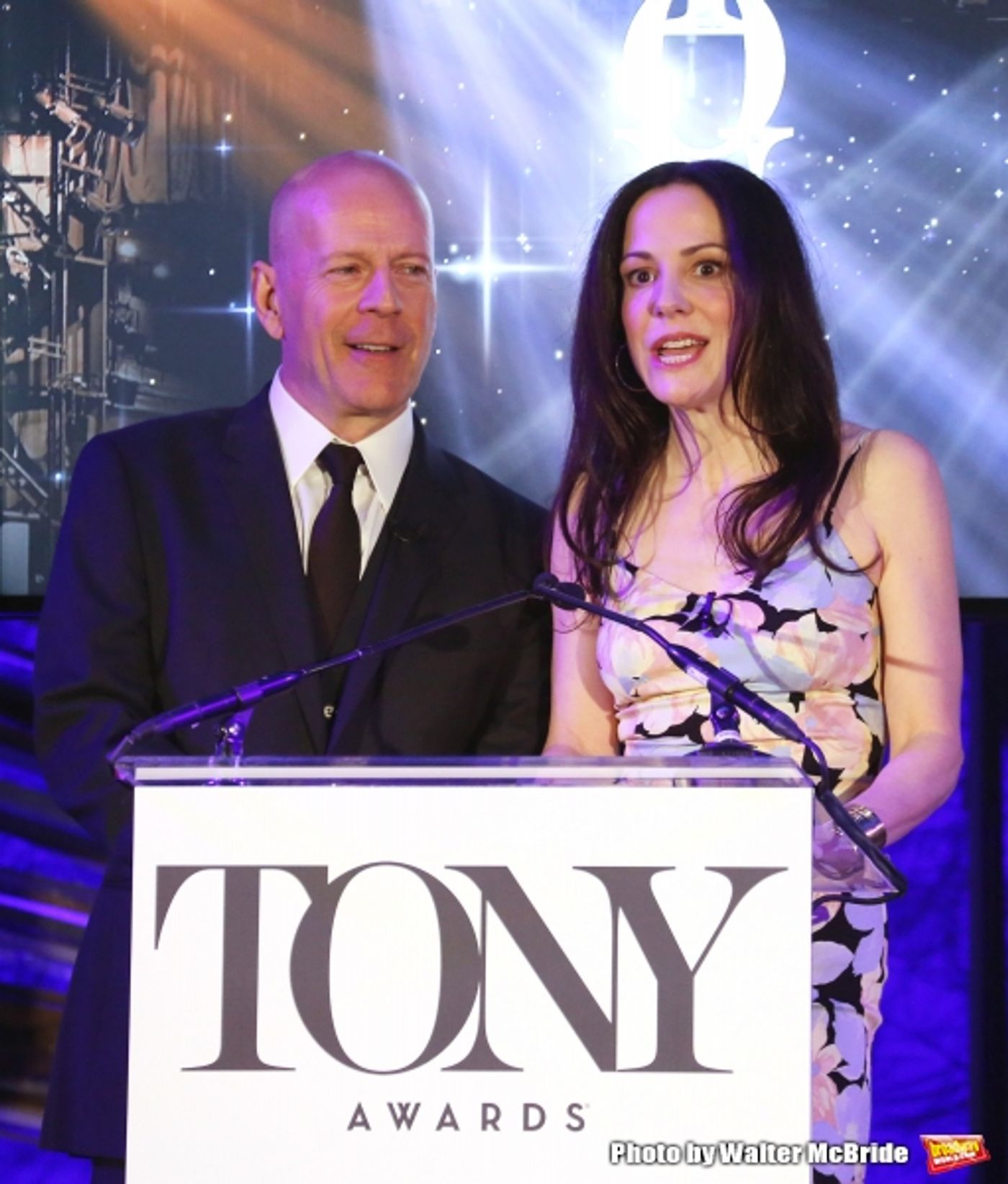 Photo Coverage: Bruce Willis & Mary-Louise Parker Announce 2015 Tony Nominations!  Image