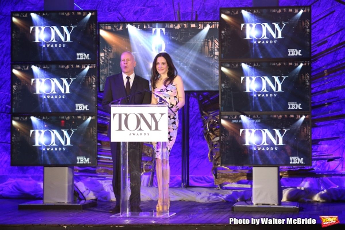 Bruce Willis and Mary-Louise Parker at 