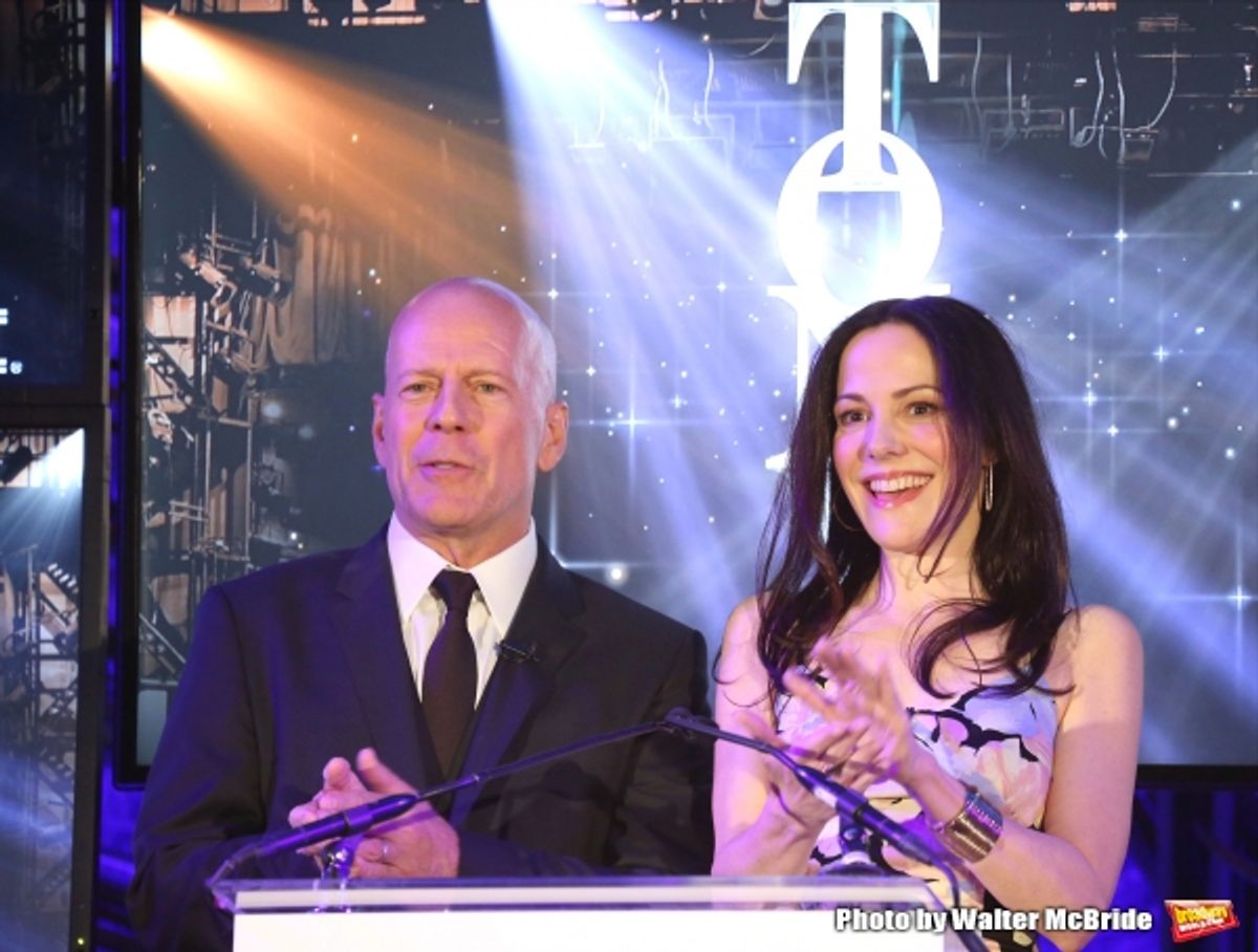 Bruce Willis and Mary-Louise Parker at 