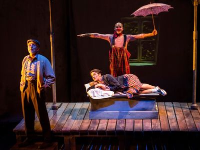 Mark Bramhall, Micaela Martinez (laying down) and Tony Duran Photo
