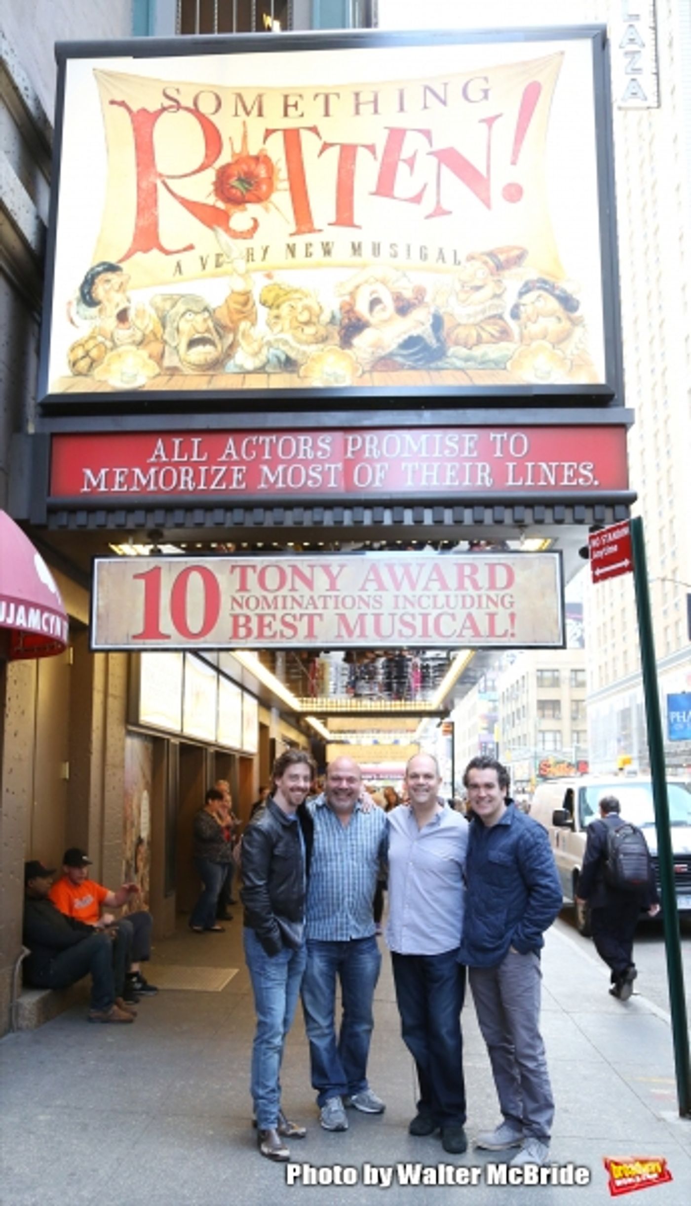 Photo Coverage: SOMETHING ROTTEN! Celebrates 10 Tony Award Nominations! Photo Coverage: SOMETHING ROTTEN! Celebrates 10 Tony Award Nominations! Image