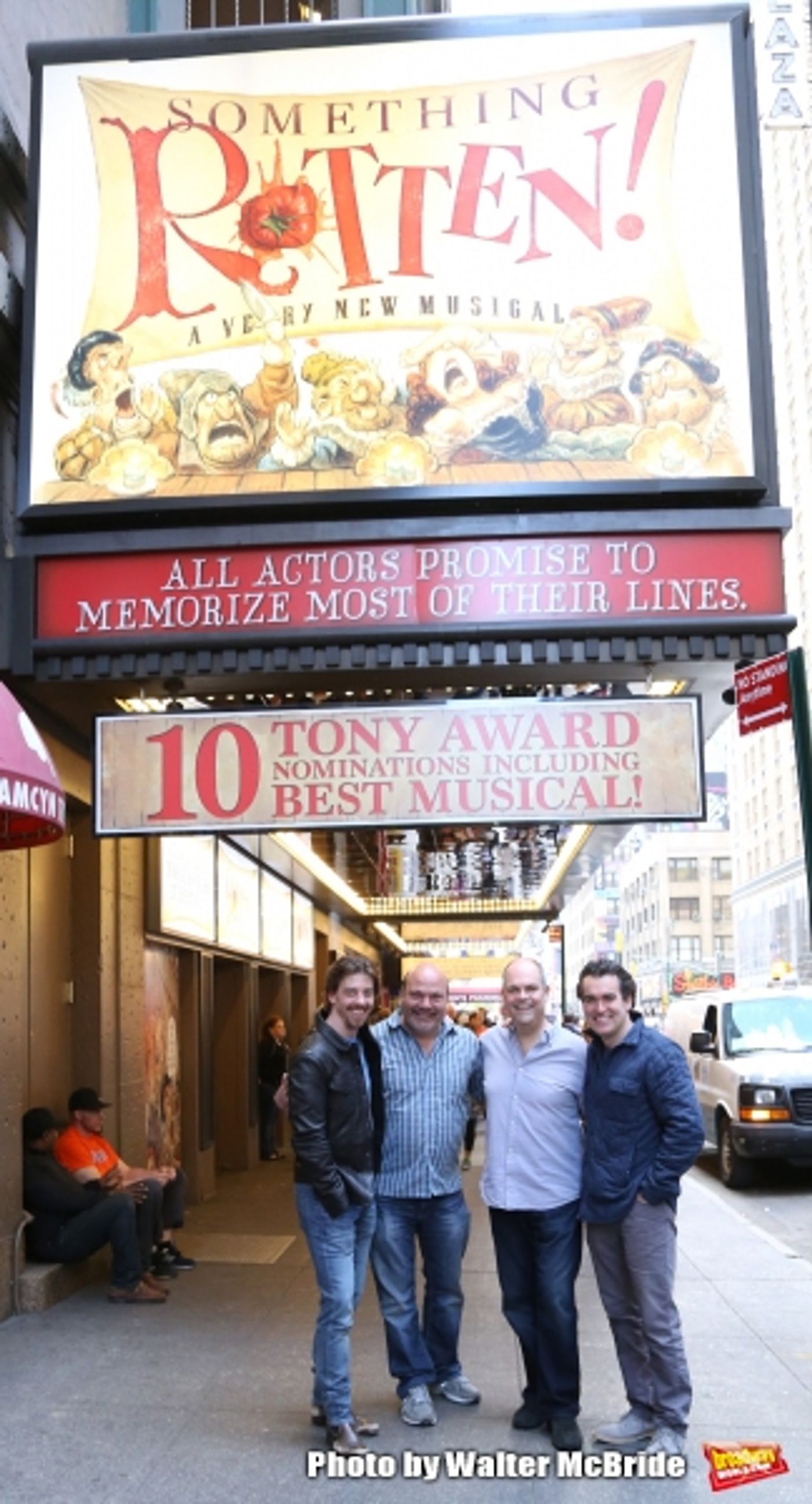 Photo Coverage: SOMETHING ROTTEN! Celebrates 10 Tony Award Nominations! Photo Coverage: SOMETHING ROTTEN! Celebrates 10 Tony Award Nominations! Image