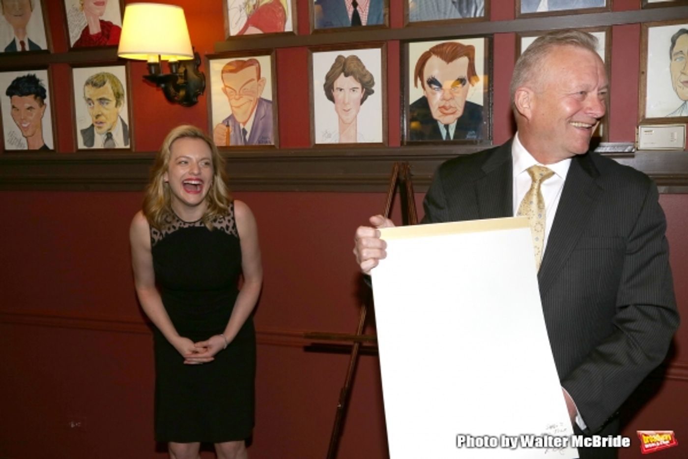 Photo Coverage: Elisabeth Moss Sardi's Caricature Unveiling  Image