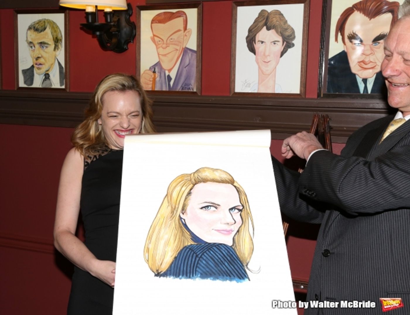 Photo Coverage: Elisabeth Moss Sardi's Caricature Unveiling  Image