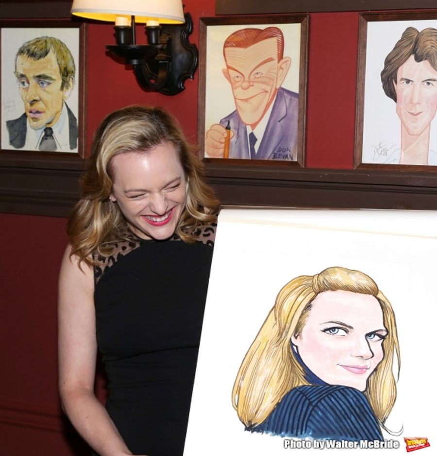 Photo Coverage: Elisabeth Moss Sardi's Caricature Unveiling Image