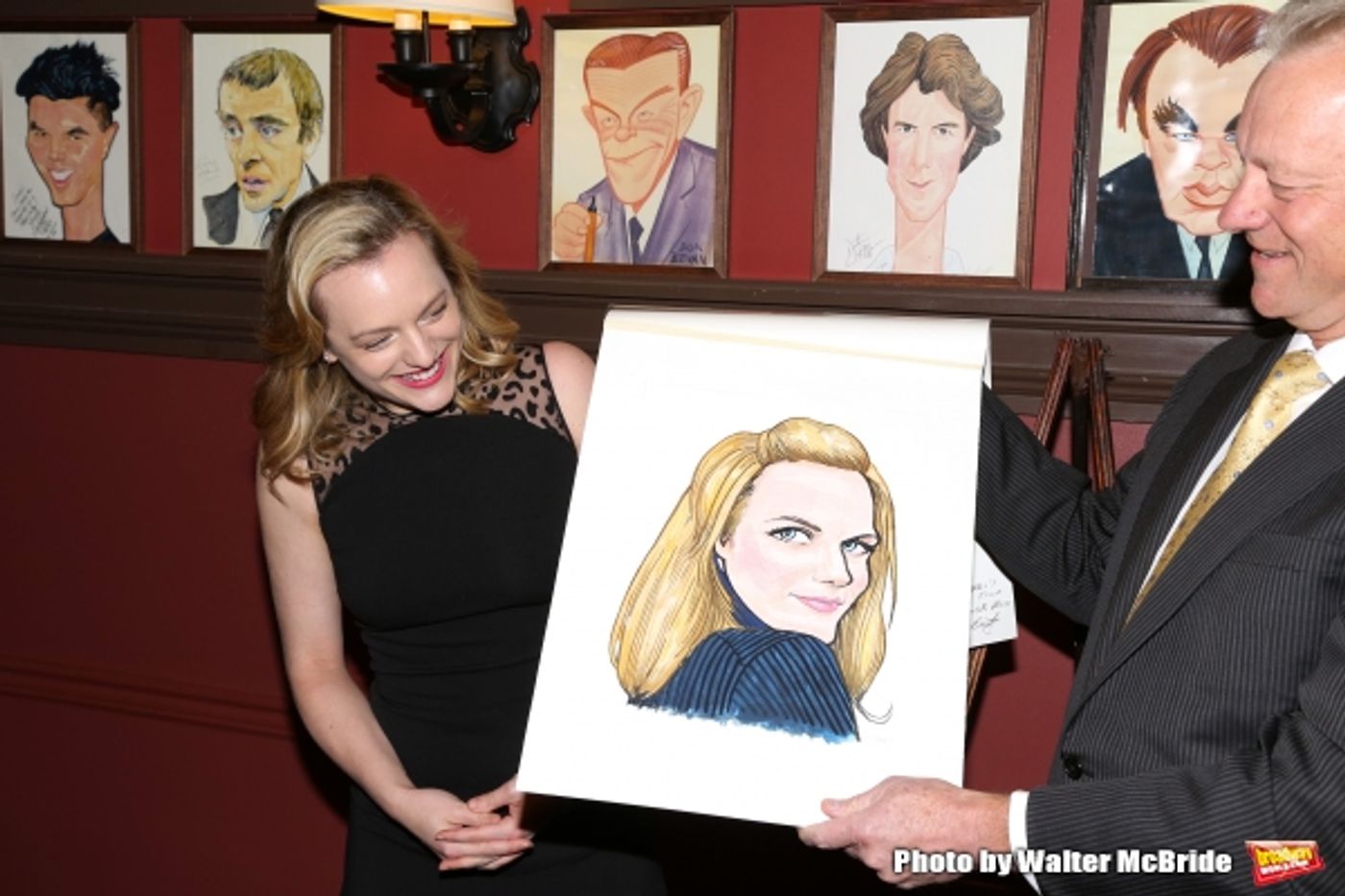 Photo Coverage: Elisabeth Moss Sardi's Caricature Unveiling  Image
