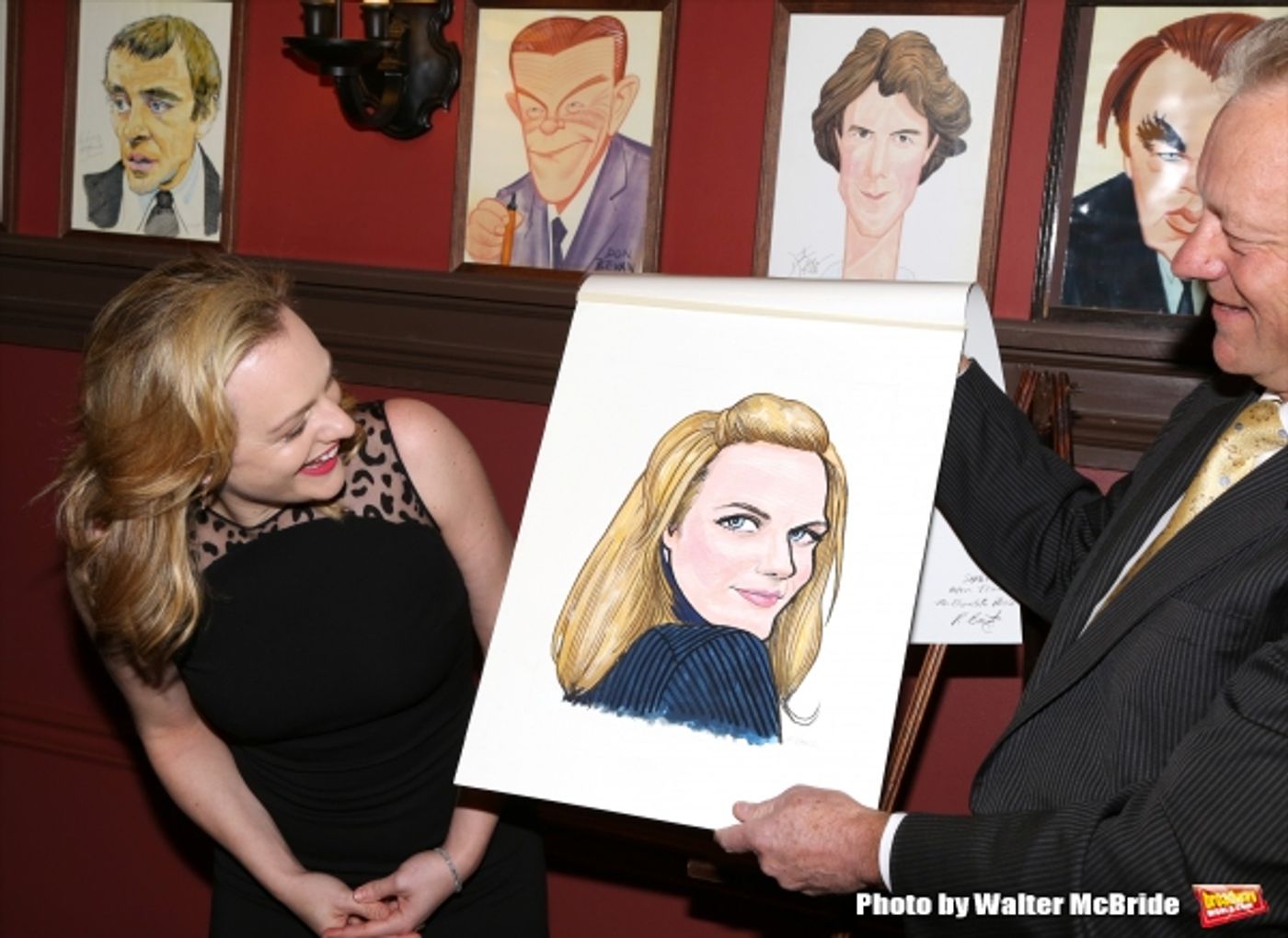 Photo Coverage: Elisabeth Moss Sardi's Caricature Unveiling  Image