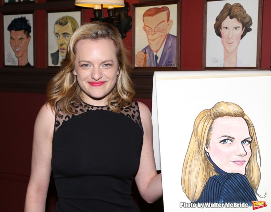 Photo Coverage: Elisabeth Moss Sardi's Caricature Unveiling Image