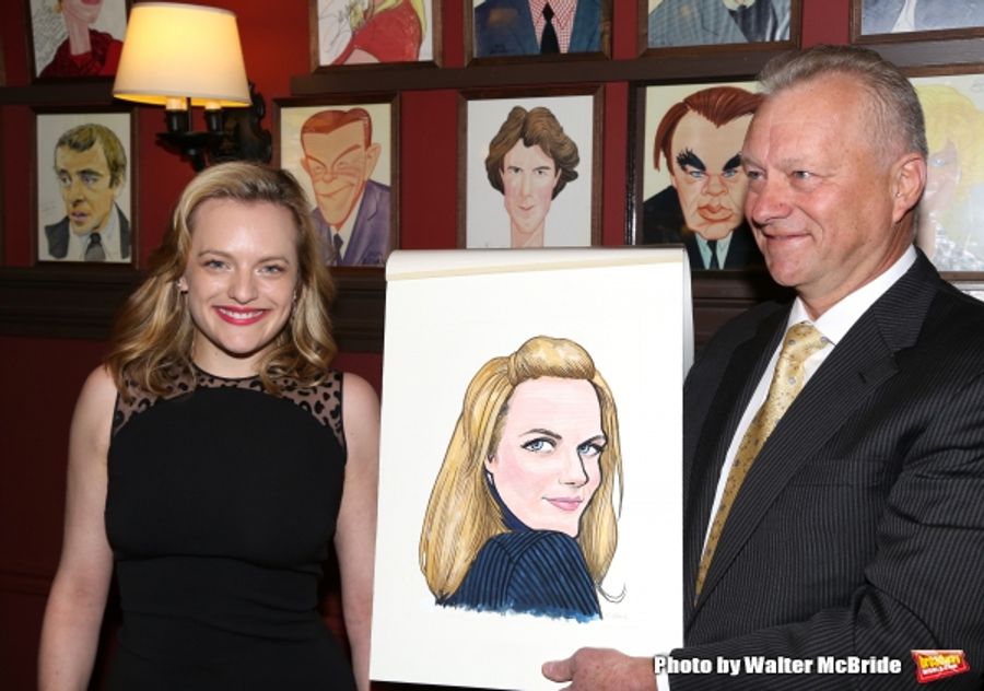 Photo Coverage: Elisabeth Moss Sardi's Caricature Unveiling Image