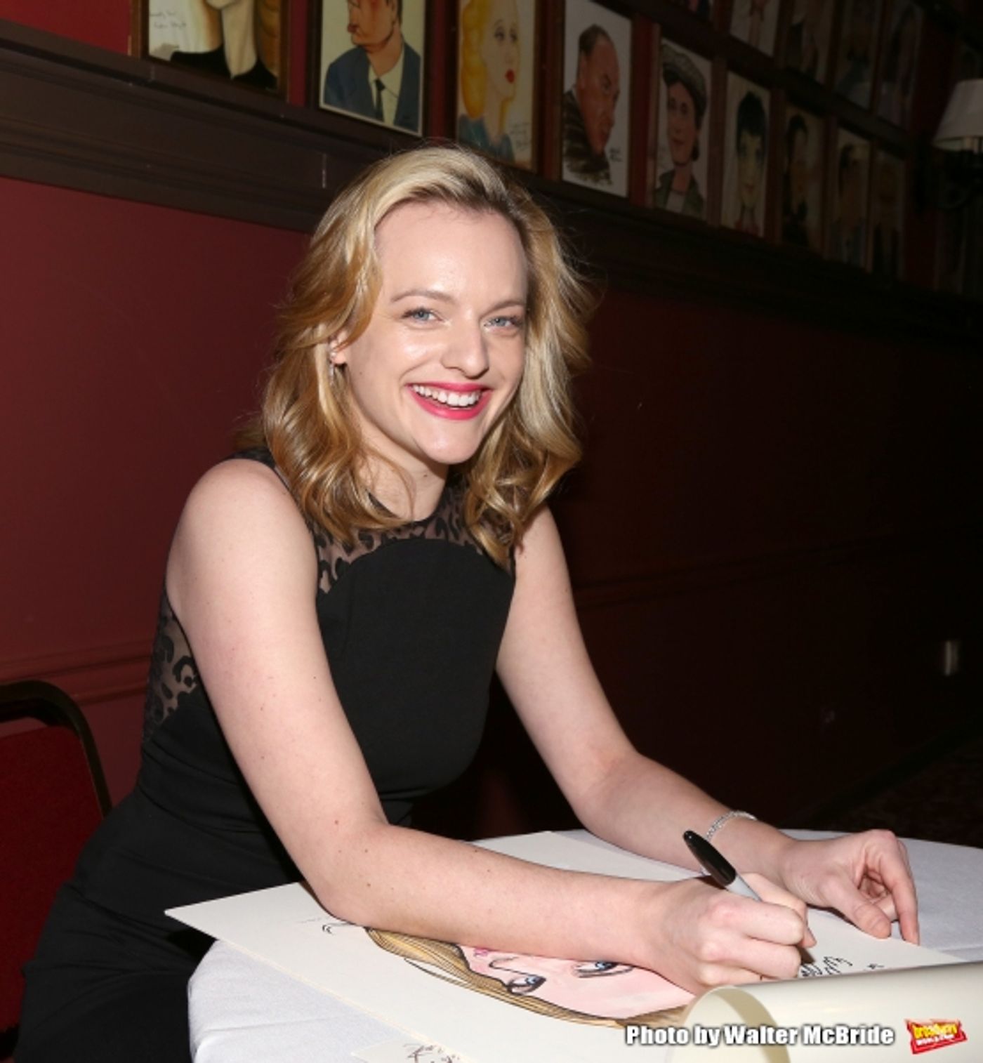 Photo Coverage: Elisabeth Moss Sardi's Caricature Unveiling  Image