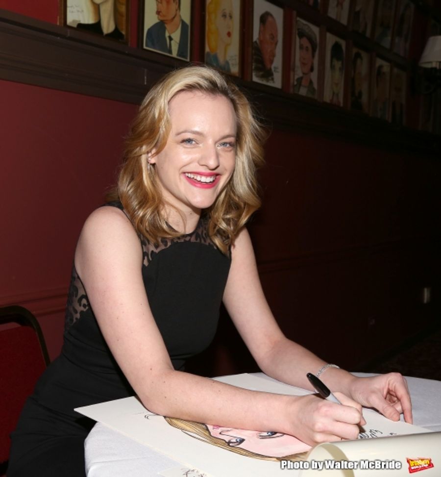 Photo Coverage: Elisabeth Moss Sardi's Caricature Unveiling Image