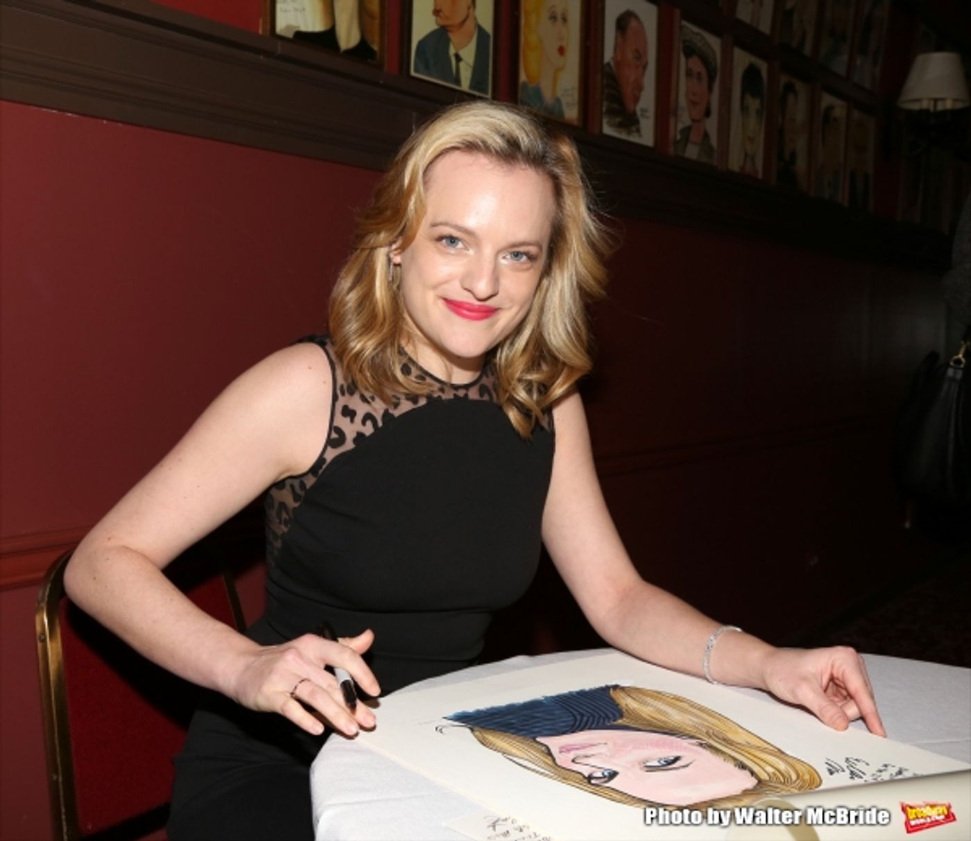 Photo Coverage: Elisabeth Moss Sardi's Caricature Unveiling  Image