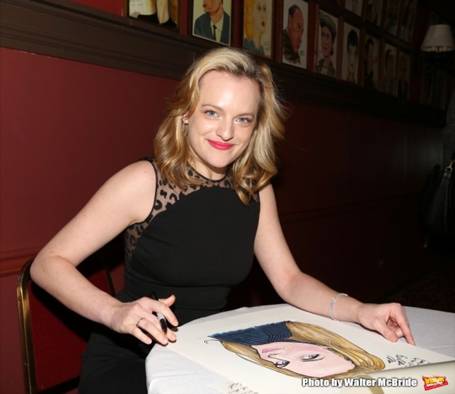 Photo Coverage: Elisabeth Moss Sardi's Caricature Unveiling Image