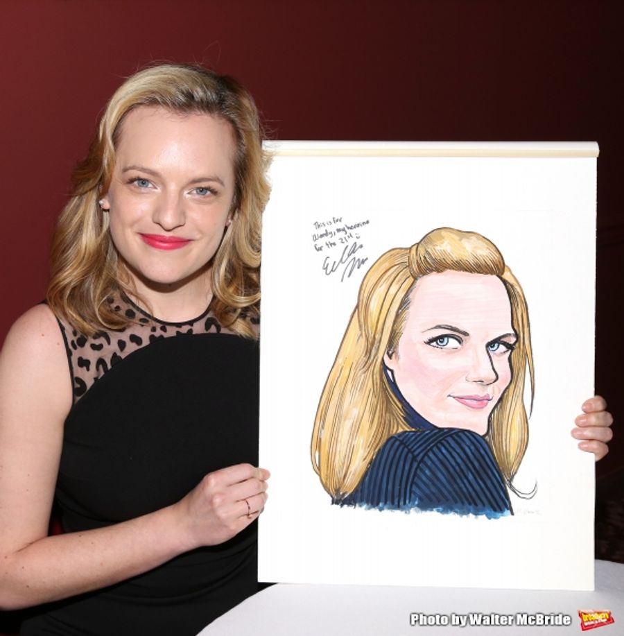 Photo Coverage: Elisabeth Moss Sardi's Caricature Unveiling Image