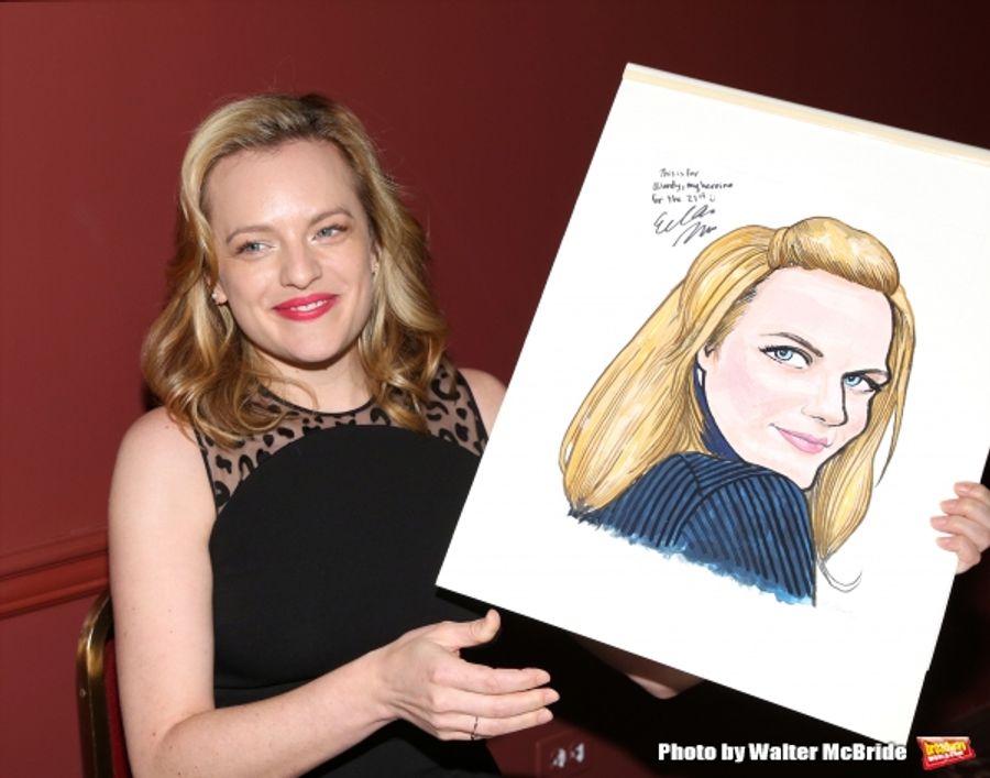 Photo Coverage: Elisabeth Moss Sardi's Caricature Unveiling Image