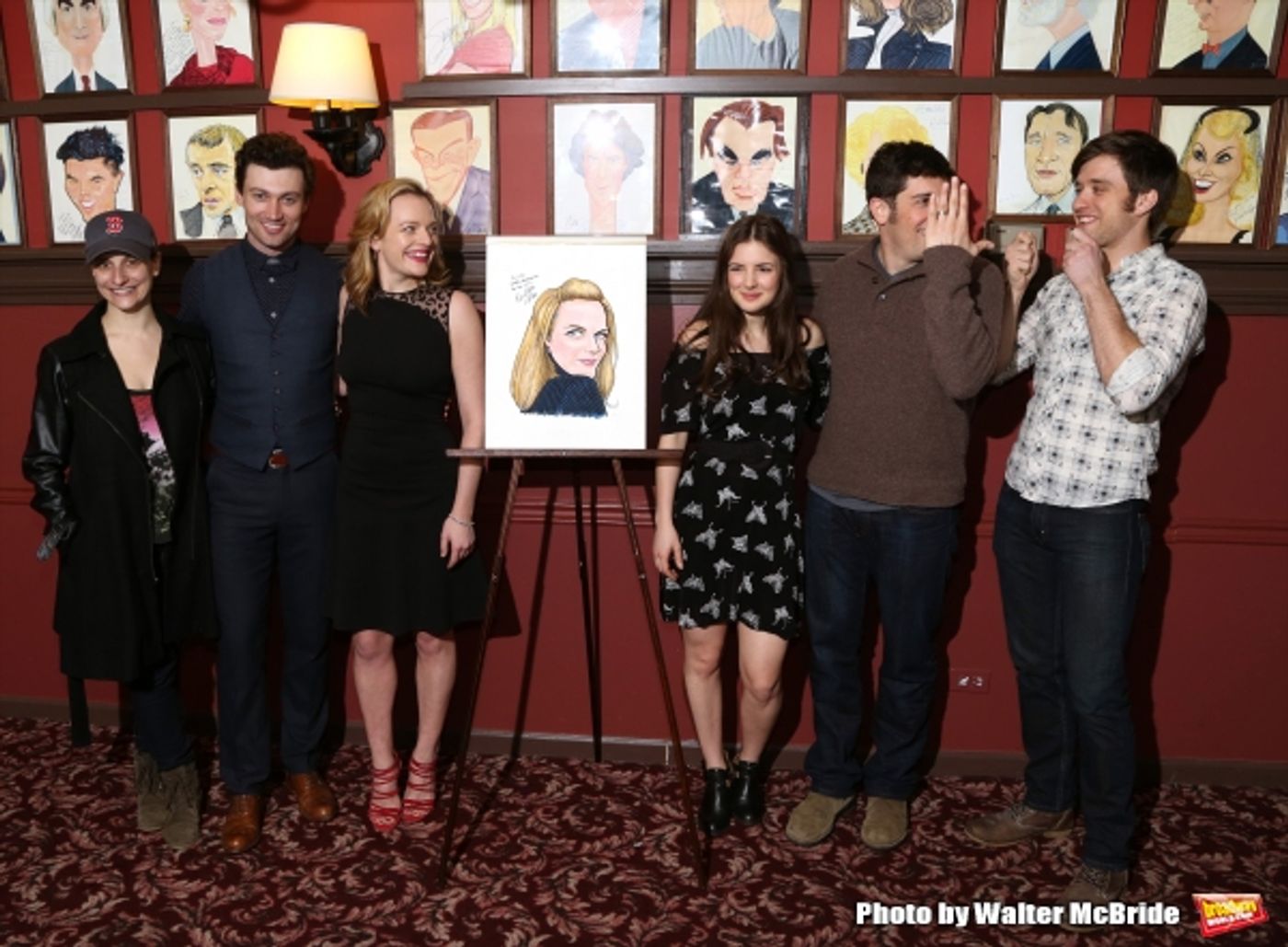 Photo Coverage: Elisabeth Moss Sardi's Caricature Unveiling  Image