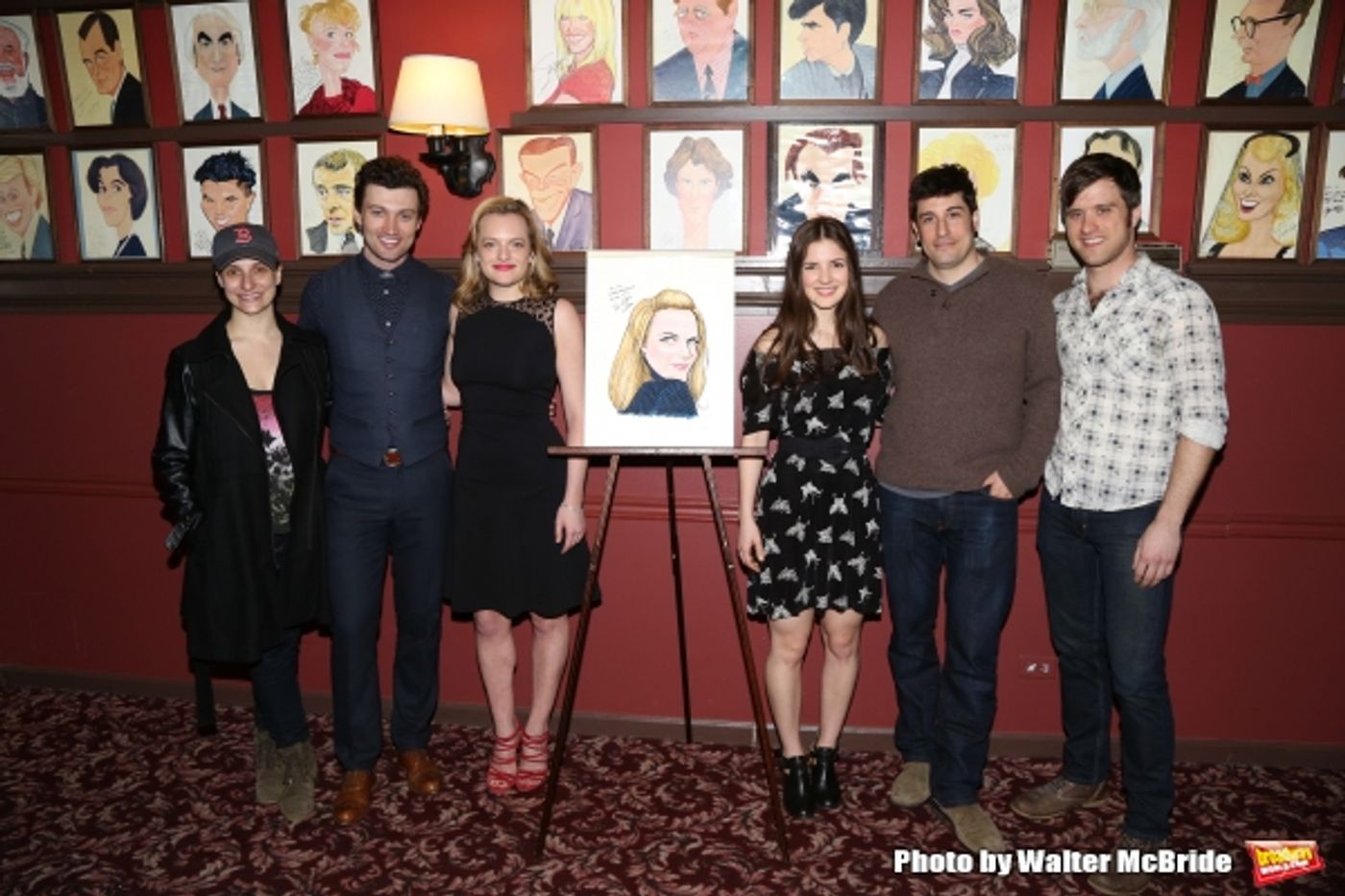 Photo Coverage: Elisabeth Moss Sardi's Caricature Unveiling  Image