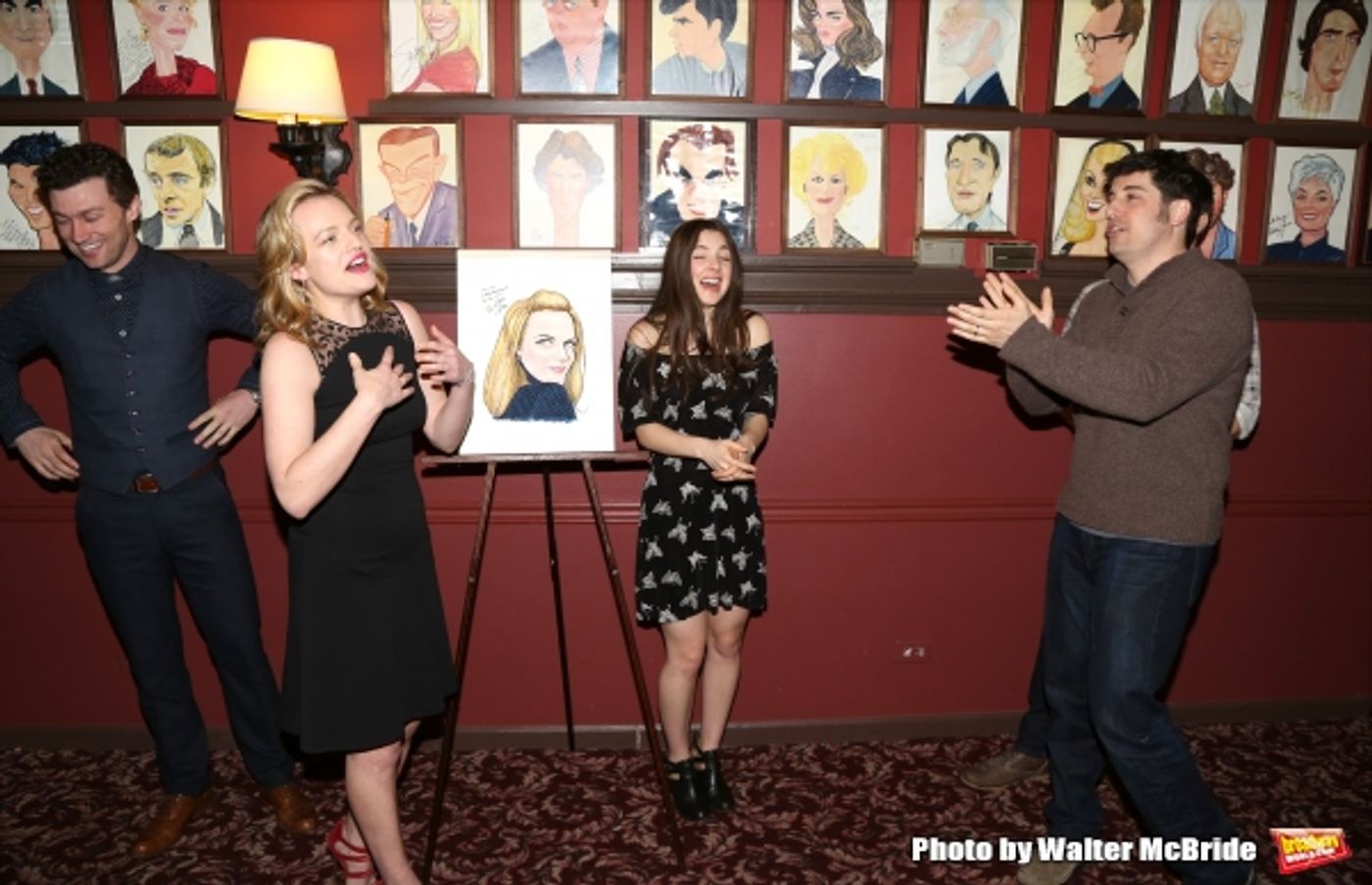 Photo Coverage: Elisabeth Moss Sardi's Caricature Unveiling  Image