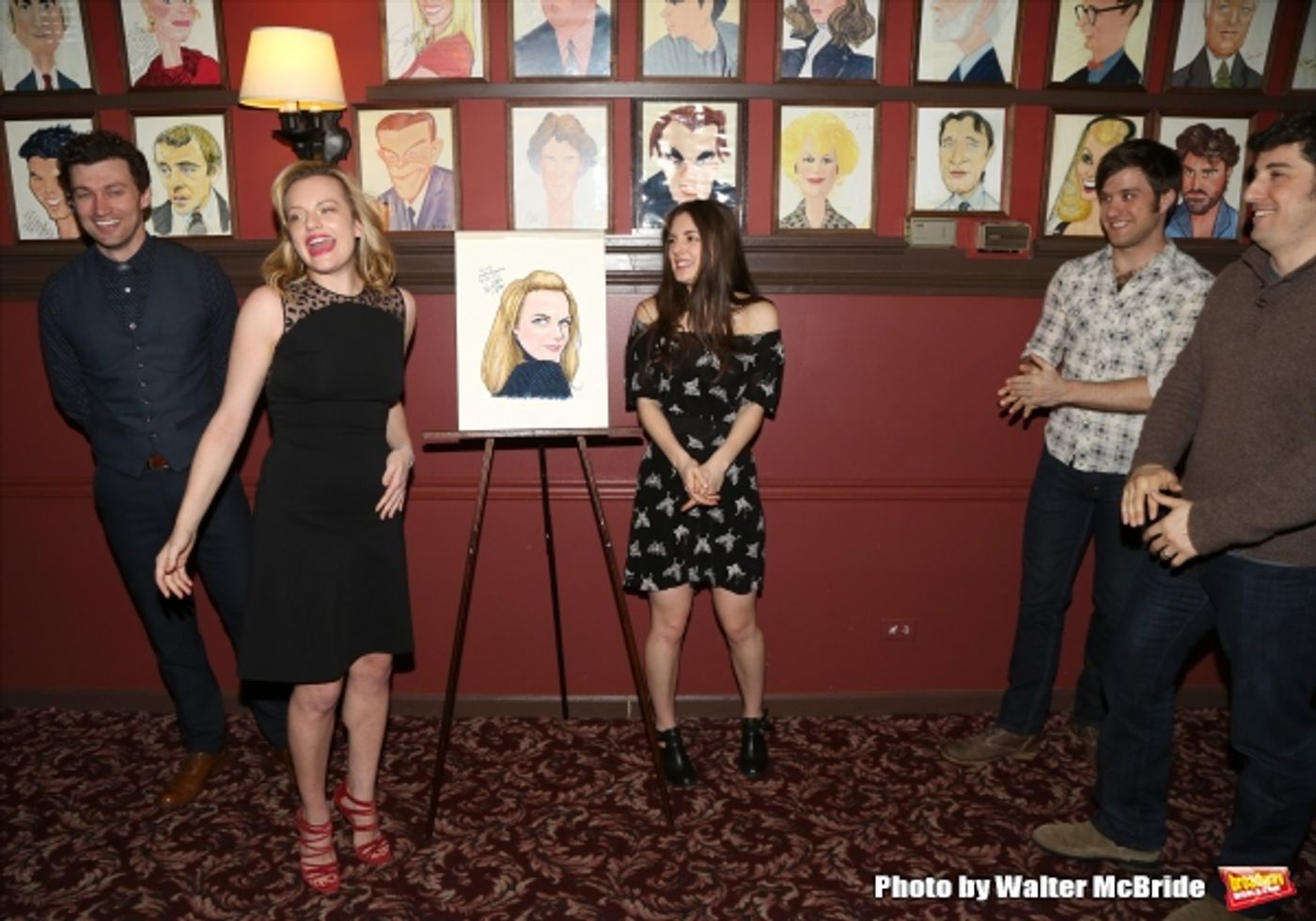 Photo Coverage: Elisabeth Moss Sardi's Caricature Unveiling  Image