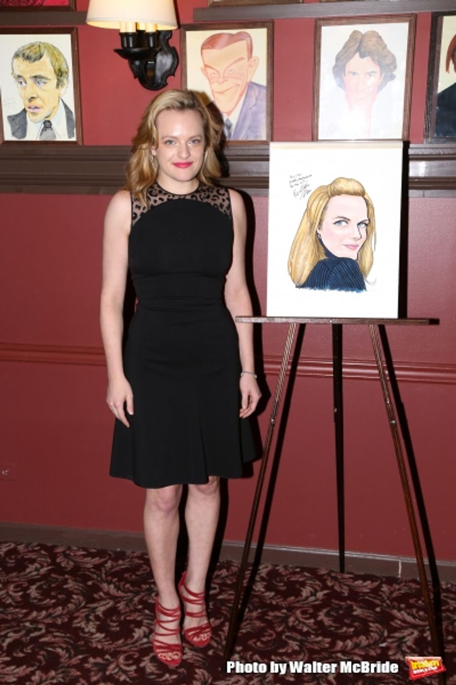 Photo Coverage: Elisabeth Moss Sardi's Caricature Unveiling Image