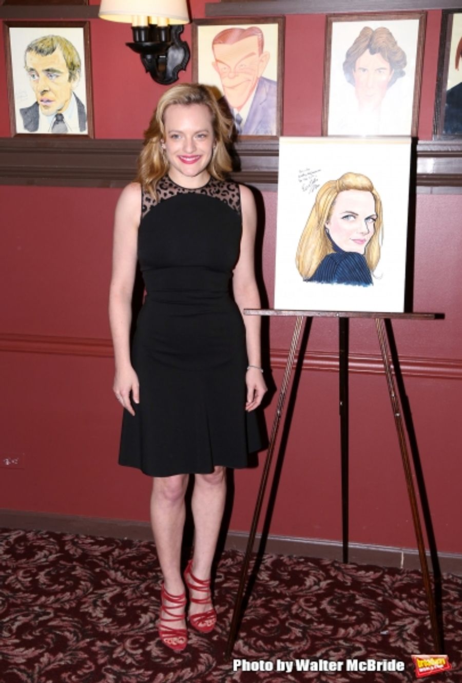 Photo Coverage: Elisabeth Moss Sardi's Caricature Unveiling Image