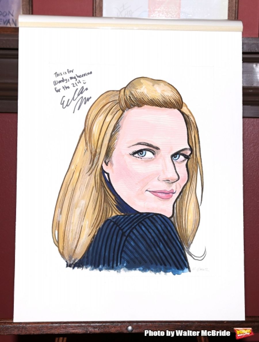 Photo Coverage: Elisabeth Moss Sardi's Caricature Unveiling Image