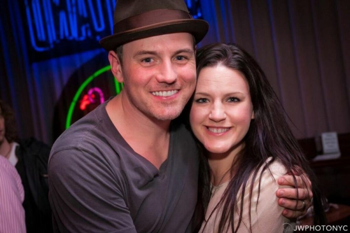 Brian Gallagher and Carrie Manolakos at 