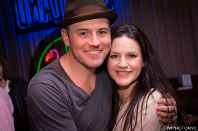 Brian Gallagher and Carrie Manolakos Photo