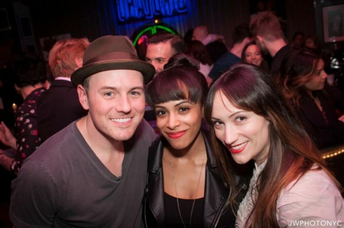 Brian Gallagher, Nicolette Robinson and Eden Espinosa at 