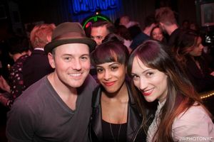 Brian Gallagher, Nicolette Robinson and Eden Espinosa Photo