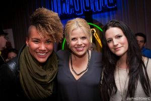 Emmy Raver-Lampman, Megan Hilty and Carrie Manolakos @ BroadwayWorld Emmy Raver-Lampman, Megan Hilty and Carrie Manolakos Photo