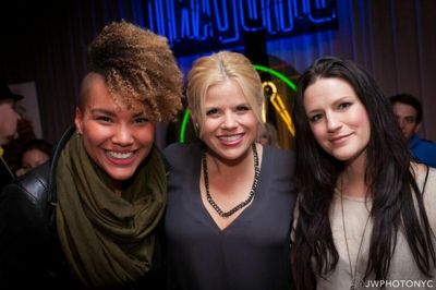 Emmy Raver-Lampman, Megan Hilty and Carrie Manolakos Photo