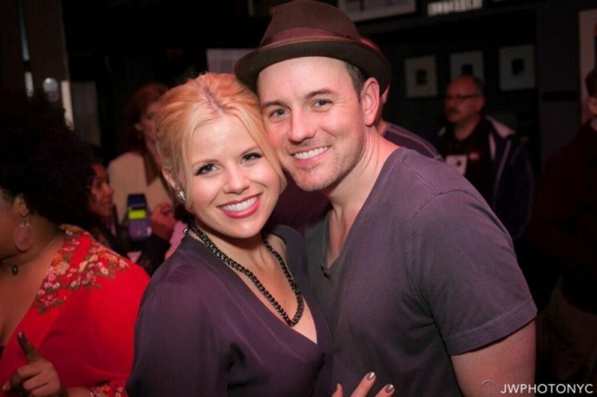 Megan Hilty and Brian Gallagher at 