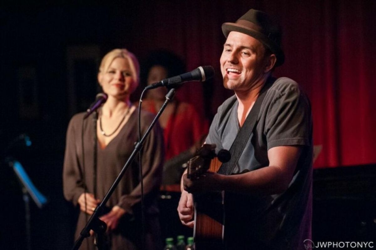 Megan Hilty and Brian Gallagher at 