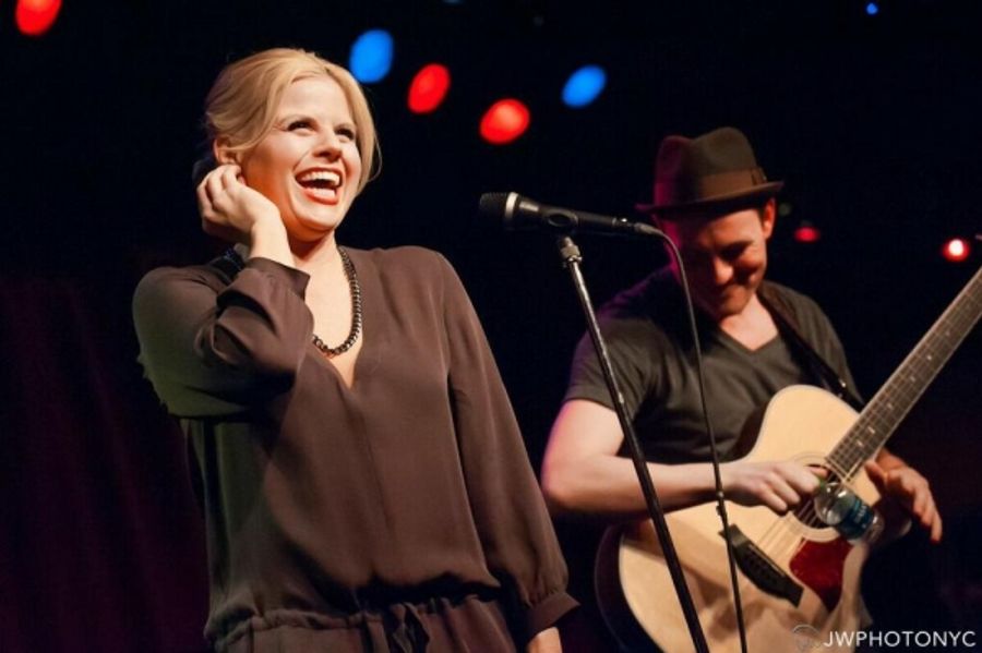 Photo Flash: Brian Gallagher and Megan Hilty Celebrate ALL THAT'S AHEAD at Birdland Image