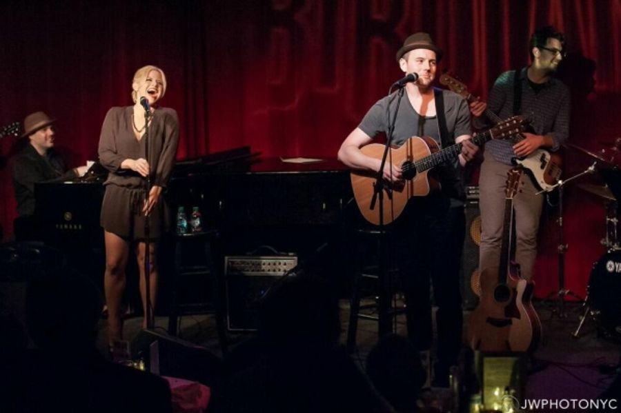 Photo Flash: Brian Gallagher and Megan Hilty Celebrate ALL THAT'S AHEAD at Birdland Image