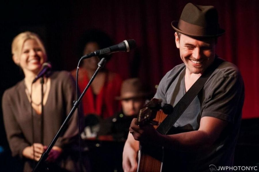 Photo Flash: Brian Gallagher and Megan Hilty Celebrate ALL THAT'S AHEAD at Birdland Image