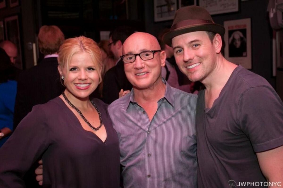 Megan Hilty, Gianni Valenti and Brian Gallagher at 