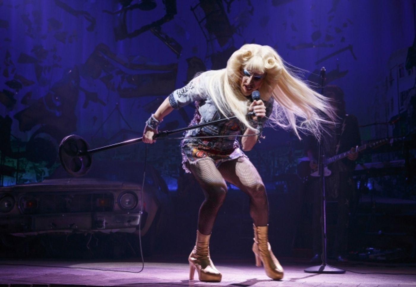 Photo Flash: A Fabulous First Look at Darren Criss and Rebecca Naomi Jones in HEDWIG on Broadway!  Image