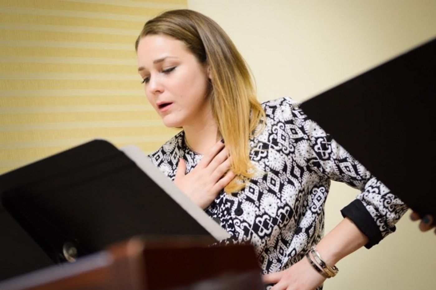 Photo Flash: Inside Rehearsal for DUETS with The Write Teacher(s) at 54 Below  Image