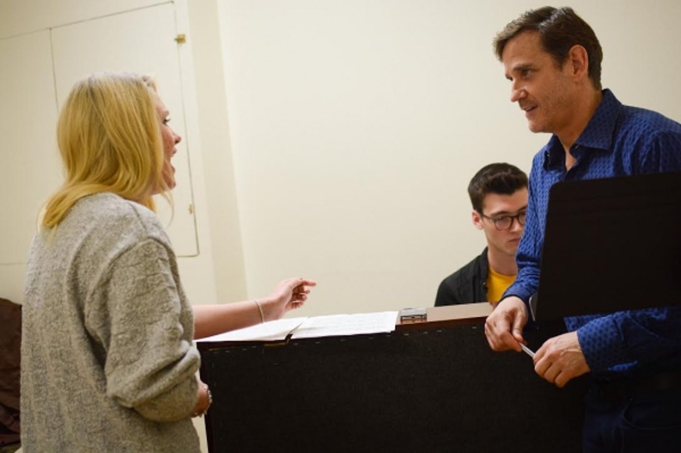 Photo Flash: Inside Rehearsal for DUETS with The Write Teacher(s) at 54 Below  Image