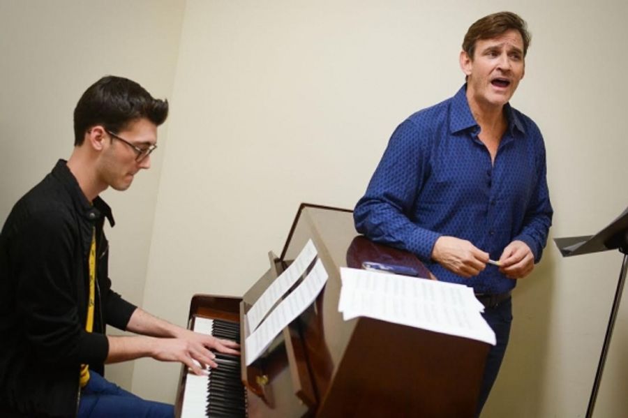 Photo Flash: Inside Rehearsal for DUETS with The Write Teacher(s) at 54 Below Image